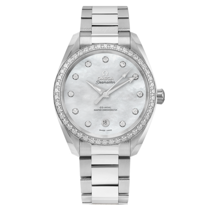 220.15.38.20.55.001 | Omega Aqua Terra 150M Co‑Axial Master Chronometer Ladies 38 mm watch | Buy Now