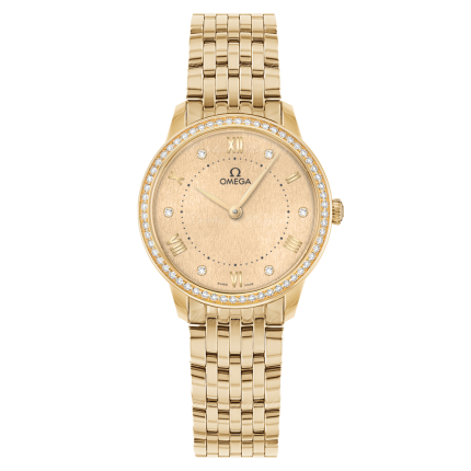 434.55.30.60.58.001 | Omega De Ville Prestige Quartz Diamonds 30 mm watch | Buy Online