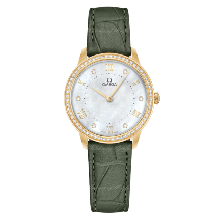 434.58.30.60.55.002 | Omega De Ville Prestige Quartz Diamonds 30 mm watch | Buy Online