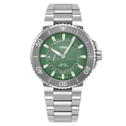 01 743 7734 4197-Set | Oris Aquis Dat Watt Limited Edition II 43.5 mm watch | Buy Online