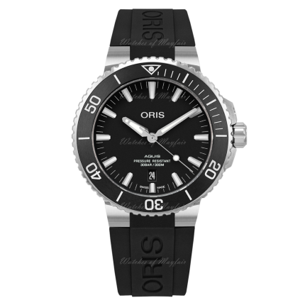 01 733 7730 4124-07 4 24 64EB | Oris Aquis Date Automatic 43.5 mm watch. Buy Online