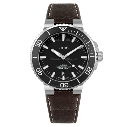 01 733 7730 4124-07 5 24 10EB | Oris Aquis Date Automatic 43.5 mm watch. Buy Online