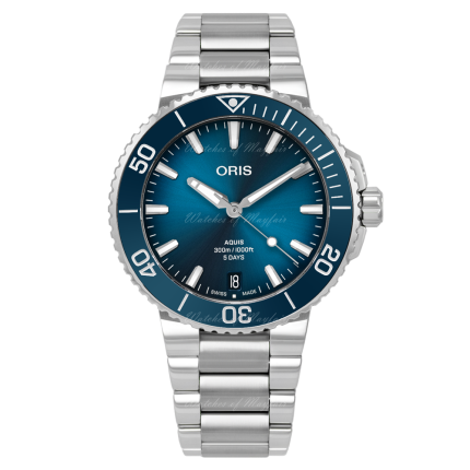 01 400 7790 4135-07 8 23 02PEB | Oris Aquis Date Calibre 400 Automatic 43.5 mm watch. Buy Online