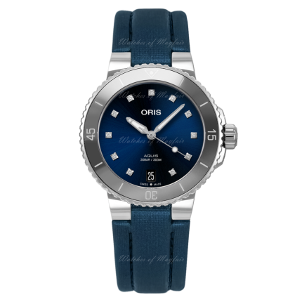 01 733 7731 4195-07 5 18 46FC | Oris Aquis Date Diamonds Automatic 36.5 mm watch. Buy Online