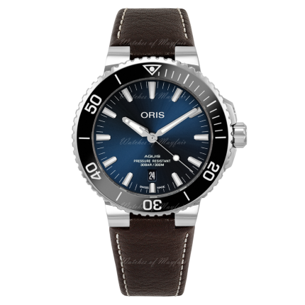 01 733 7730 4135-07 5 24 10EB | Oris Aquis Date Steel Automatic 43.5 mm watch | Buy Now