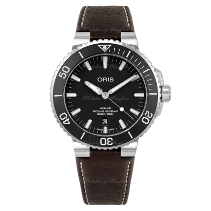 01 733 7730 4154-07 5 24 10EB | Oris Aquis Date Steel Automatic 43.5 mm watch. Buy Online