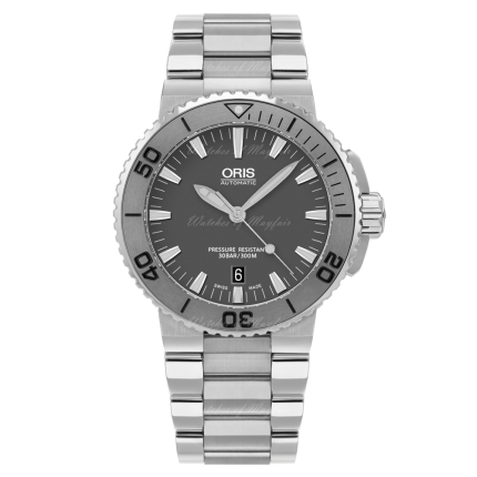 01 733 7653 4153-07 8 26 01PEB | Oris Aquis Date Steel Automatic 43 mm watch. Buy Online