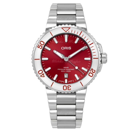 01 733 7787 4138-07 8 22 04PEB | Oris Aquis Date Taste of Summer Automatic 41.5 mm watch. Buy Online