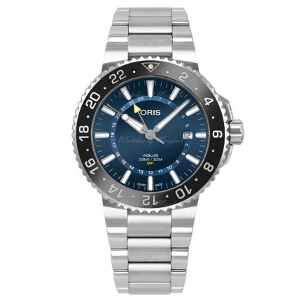 01 798 7754 4135-07 8 24 05PEB | Oris Aquis GMT Date 43.5mm watch. Buy Online