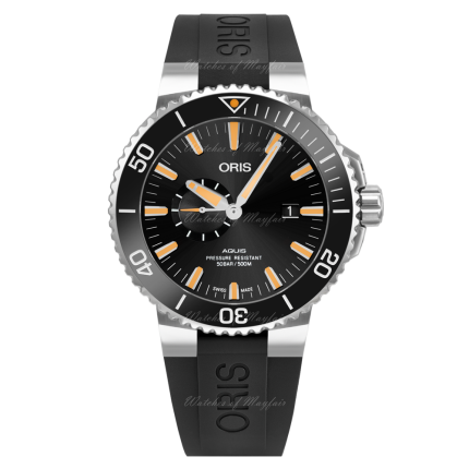 01 743 7733 4159-07 4 24 64EB | Oris Aquis Small Second Date 45.5 mm watch. Buy Online