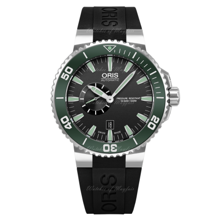 01 743 7673 4137-07 4 26 34EB | Oris Aquis Small Second Date Steel Automatic 46 mm watch. Buy Online