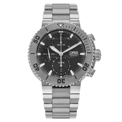 01 674 7655 7253-07 8 26 75PEB | Oris Aquis Titan Chronograph Automatic 46 mm watch | Buy Now