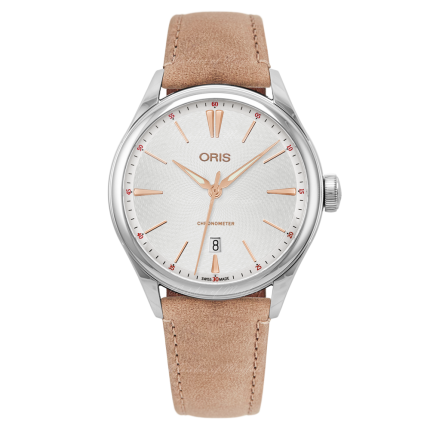 01 737 7721 4031-07 5 21 33FC | Oris Artelier Chronometer Date Automatic 40 mm watch. Buy Online