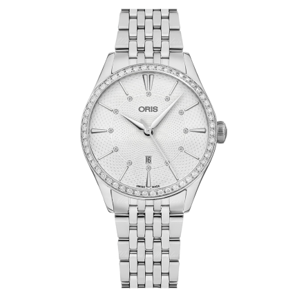 01 561 7724 4951-07 8 17 79 | Oris Artelier Date Diamonds Automatic 33 mm watch. Buy Online