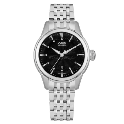 01 561 7687 4094-07 8 14 77 | Oris Artelier Date Diamonds Steel Automatic 31 mm watch. Buy Online