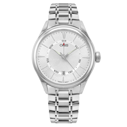 01 755 7742 4051-07 8 21 88 | Oris Artelier Pointer Day Date Steel Automatic 40 mm watch. Buy Online