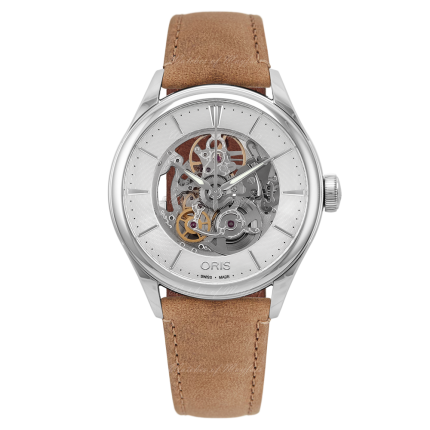 01 734 7721 4051-07 5 21 32FC | Oris Artelier Skeleton Automatic 40 mm watch. Buy Online