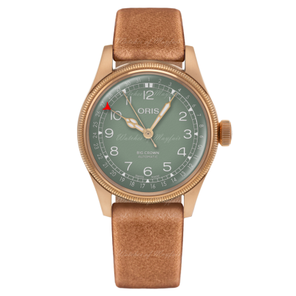 01 754 7749 3167-07 5 17 66BR | Oris Big Crown Bronze Pointer Date Green Automatic 36 mm watch | Buy Now