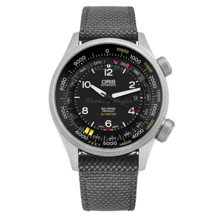 01 733 7705 4134-Set 5 23 17FC | Oris Big Crown ProPilot Altimeter with Feet Scale 47 mm watch. Buy Online