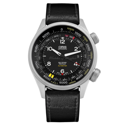 01 733 7705 4134-Set 5 23 19FC | Oris Big Crown ProPilot Altimeter with Feet Scale 47 mm watch. Buy Online