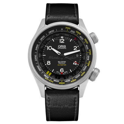 01 733 7705 4164-Set 5 23 19FC | Oris Big Crown ProPilot Altimeter with Meter Scale 47 mm watch. Buy Online