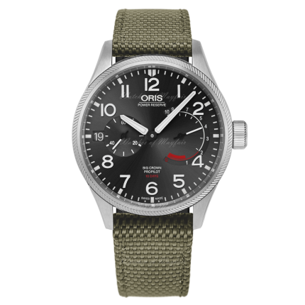 01 111 7711 4163-Set 5 22 14FC | Oris Big Crown ProPilot Calibre 111 Steel Manual 44 mm watch. Buy Online