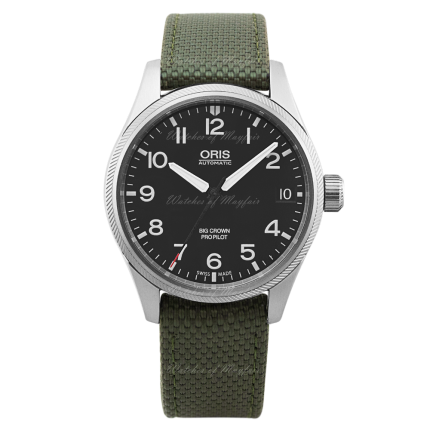 01 751 7697 4164-07 5 20 14FC | Oris Big Crown ProPilot Date 41mm watch. Buy Online