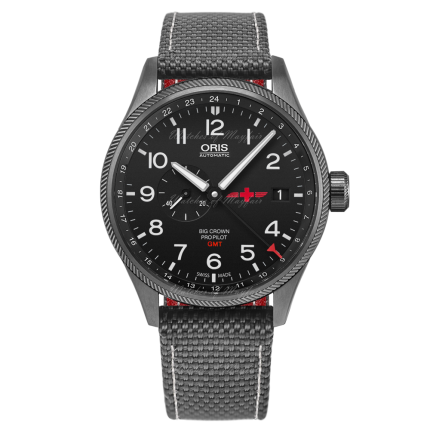 01 748 7710 4284-SET | Oris Big Crown Propilot GMT Rega Limited Edition 45 mm watch. Buy Online