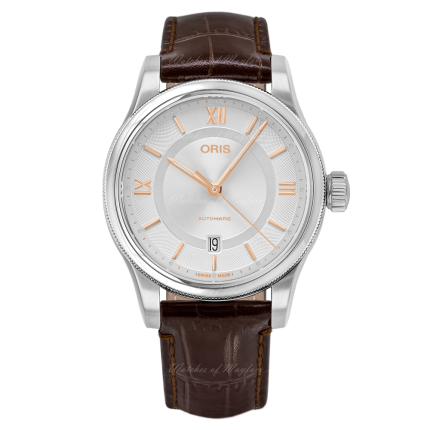 01 733 7719 4071-07 5 20 32 | Oris Classic Date Steel Automatic 42 mm watch | Buy Now