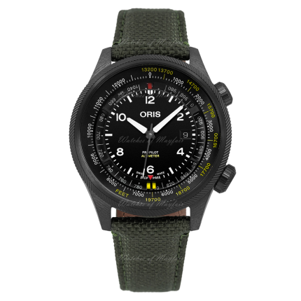 01 793 7775 8734-Set | Oris ProPilot Altimeter Carbon Automatic 47 mm watch. Buy Online