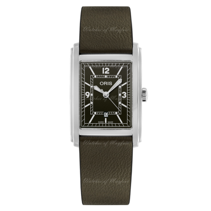 01 561 7783 4063-07 5 19 16 | Oris Rectangular Steel Automatic 25.5 x 38 mm watch | Buy Now