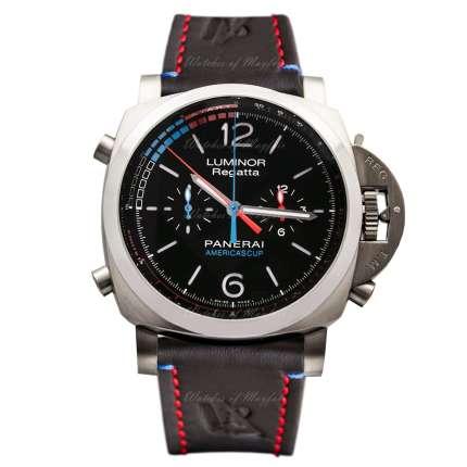 PAM00726 | Panerai Luminor 1950 Regatta Oracle Team USA 3 Days Chrono Flyback Automatic Titanium 47 mm watch. Buy Online