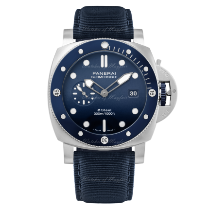 PAM01289 | Panerai Submersible QuarantaQuattro Blu Profondo Automatic 44 mm watch. Buy Online