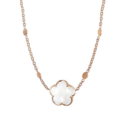 14821R | Buy Pasquale Bruni Bon Ton Rose Gold Milky Quartz Necklace