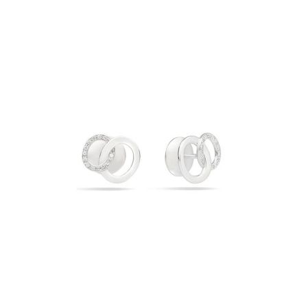 POB9101_O2WHR_DB000 | Pomellato Brera White Gold Diamond Earrings | Buy Now