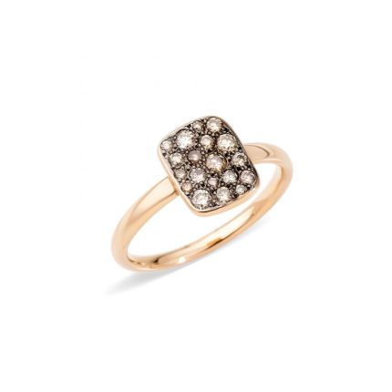 PAB9032_O7000_DBR00 | Pomellato Sabbia Rose Gold Diamond Ring | Buy Now