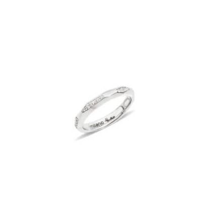 PAB5092_O2WHR_DB0BY | Pomellato Milano White Gold Diamond Ring|Buy Now