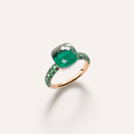 PAB9040_O6BKR_TZMPA | Buy Pomellato Nudo Classic Gold Prasiolite Ring