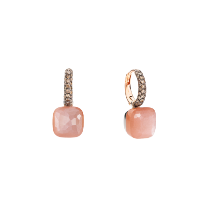 POB4010_O6BKR_BRADO|Buy Pomellato Nudo Gold Moonstone Diamond Earrings