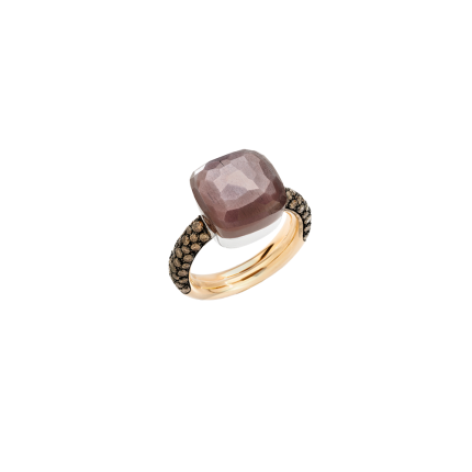 PAB4010_O6BKR_BRADD|Buy Pomellato Nudo Maxi Gold Moonstone Diamond Ring