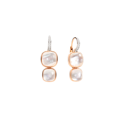 POC2025_O7WHR_BTBMP | Pomellato Nudo Pendant Gold Topaz Pearl Earrings