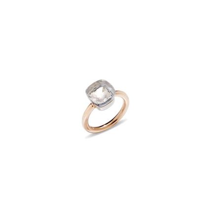 PAA1100_O6000_000TB |Buy Pomellato Nudo Rose and White Gold White Quartz Ring