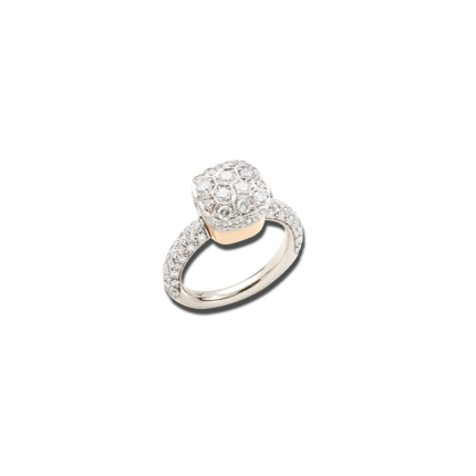 PAC2028_O6WHR_DB000 | Buy Pomellato Nudo Solitaire Gold Diamond Ring