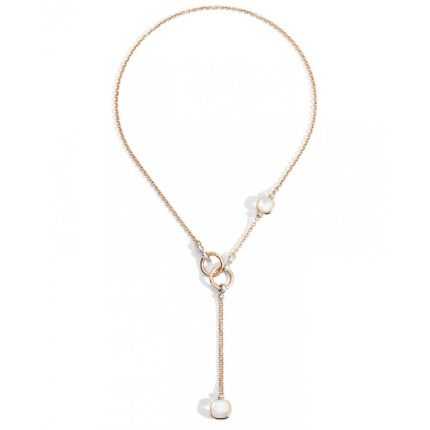 PCB9051_O6000_DB0VA-53 | Pomellato Nudo White and Rose Gold Diamond Necklace