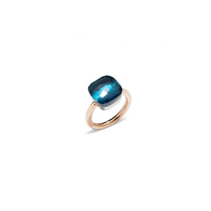 A.B201/O6/TL | Pomellato Nudo White and Rose Gold Topaz Ring | Buy Now