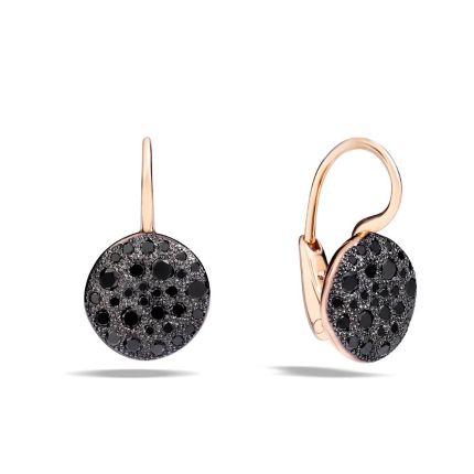 POB2041_O7000_DBK00 | Pomellato Sabbia Rose Gold Diamond Earrings | Buy Now