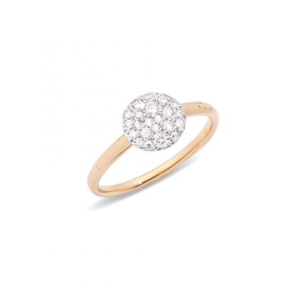 PAB4070_O7000_DB000 | Pomellato Sabbia Rose Gold Diamond Ring | Buy Now