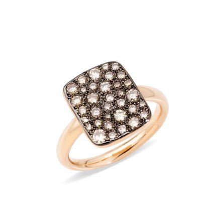 PAB9031_O7000_DBR00 | Pomellato Sabbia Rose Gold Diamond Ring | Buy Now