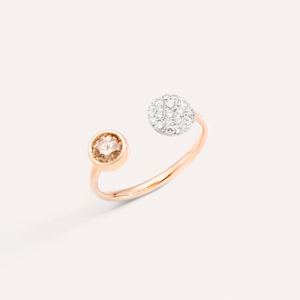 PAC3050_O7WHR_DB0BR|Buy Online Pomellato Sabbia Rose Gold Diamond Ring