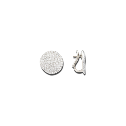 POB6073_UWWHR_DB000 | Buy Pomellato Sabbia White Gold Diamond Earrings